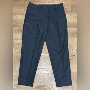 NWT Ann Taylor Charcoal Gray wool blend Trousers size 6